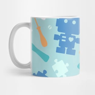 Young Engineer Pastel Pattern Mug